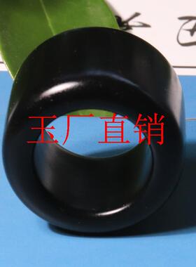 新品特惠放漏新疆一细细料漆黑如墨墨玉籽料和田玉佩戴扳男款饰品