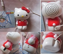 Bad) Three Literns sanrio hello kitty Kitten Cat Styling Mini Player Speaker Corpse