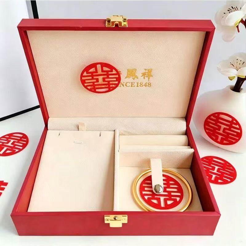 Wedding simulation sand gold long-lasting three-gold hardware jewelry set engagement table ancient bracelet ring necklace
