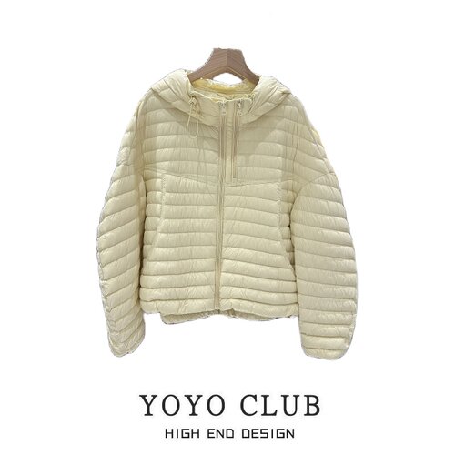 品牌折扣胖MM大码轻薄连帽棉服女2025新款宽松显瘦保暖外套面包服 - 图2