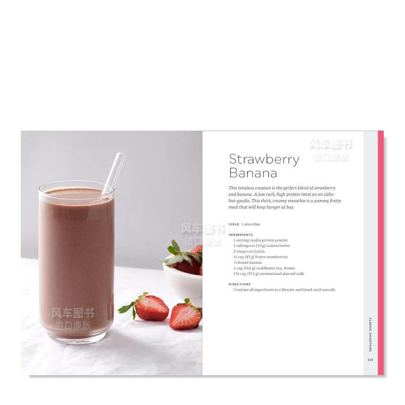 【预 售】高蛋白能量奶昔:75种高蛋白低碳奶昔配方 Protein Power Smoothies: 75 High-Protein, Low-Carb Smoothies That Ditch t - 图2