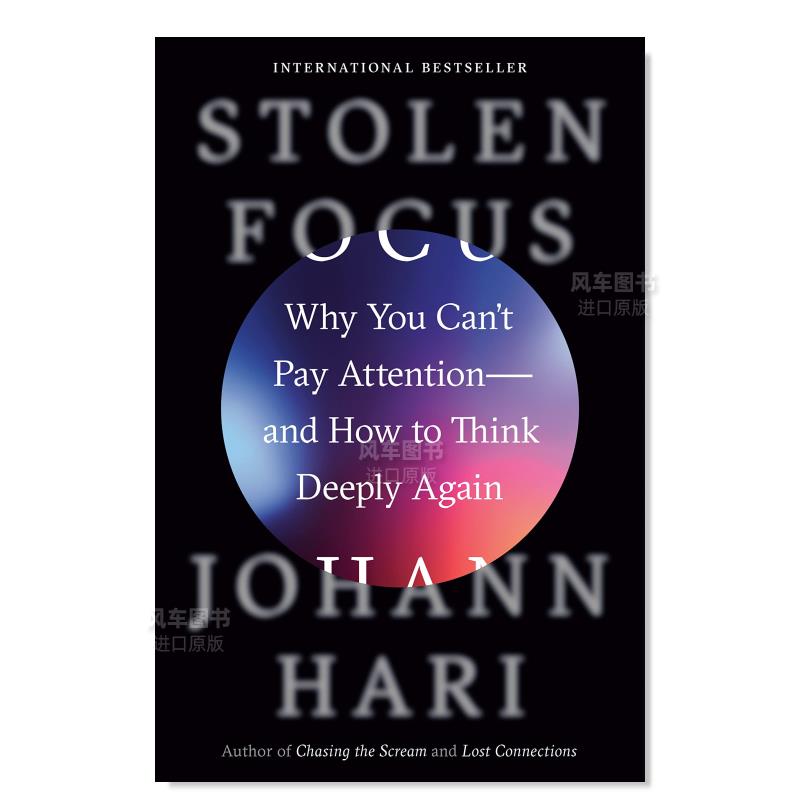 【预售】被偷走的注意力英文文学小说精装进口原版外版书籍Stolen Focus Johann Hari-图0