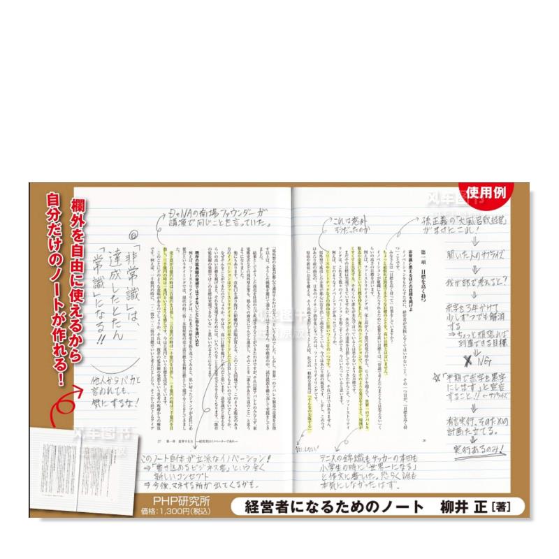 【预 售】给经营者的笔记 経営者になるためのノ—ト日文生活原版图书进口书籍柳井 正 - 图0