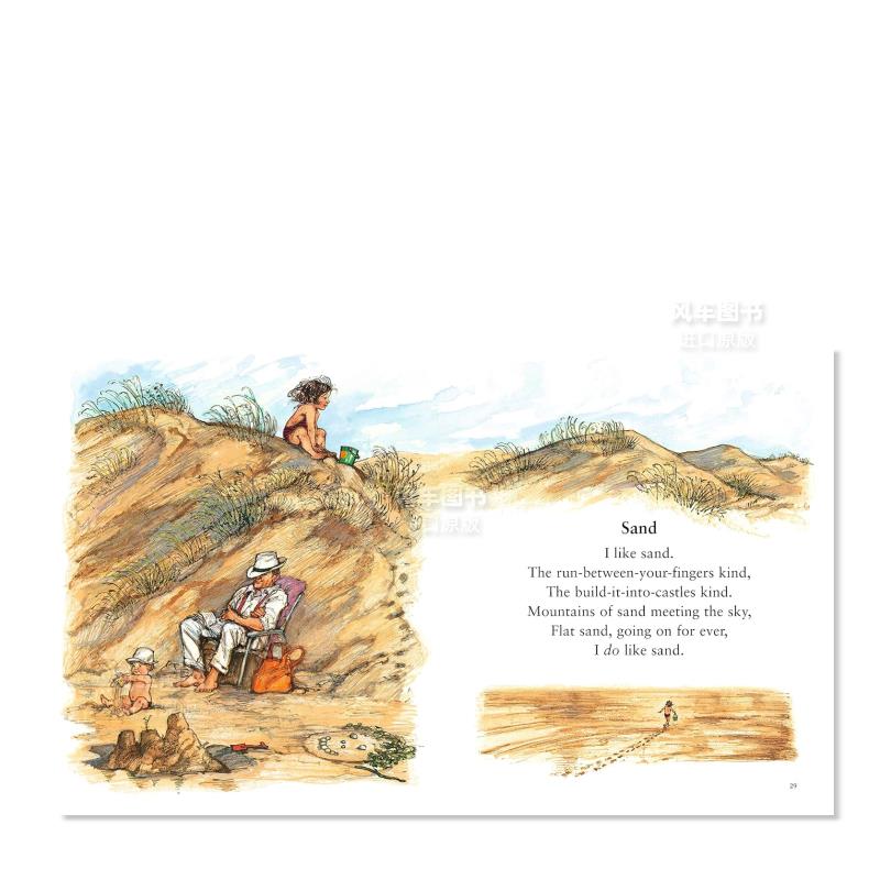 【预售】Out and About:A First Book of Poems英文原版儿童绘本3-6岁 Shirley Hughes雪莉·休斯首部诗集幼儿英语启蒙图画书-图1