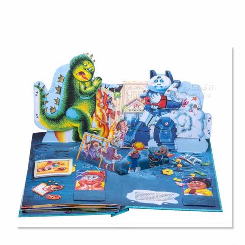 【现货】垃圾桶小子：**弹出式年鉴 Garbage Pail Kids: The Ultimate Pop-Up Yearbook 英文影视原版图书外版进口书籍Insight - 图2