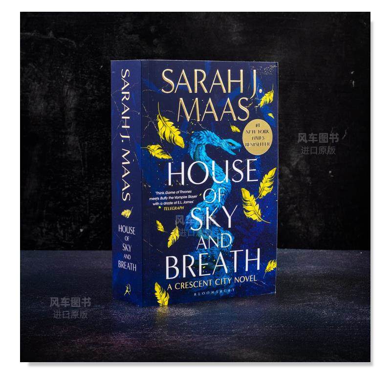 【现货】新月市系列天空与呼吸之屋英文文学小说进口原版书House of Sky and Breath: The unmissable#1平装Sarah J. Maas Bloo-图1