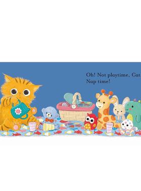 【现货】猫咪午睡英文儿童绘本身体认知启蒙进口原版书平装Cat Nap Antony  Steve Macmillan Children's Books