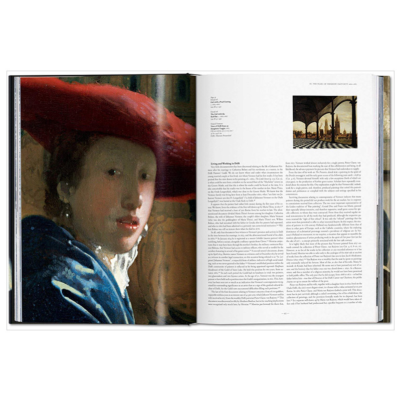 【现货】维米尔：完整绘画作品英文外国美术15至18世纪Vermeer. The Complete Works精装Karl Schütz进口原版书籍TASCHEN - 图0