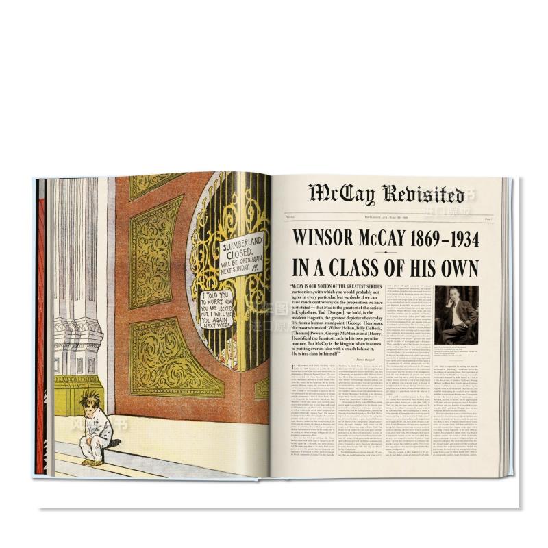 【现货】温瑟·麦凯：小尼莫全集英文漫画进口原版图书Winsor McCay. The Complete Little NemoAlexander Braun TASCHEN - 图1