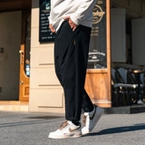 Демисезонные трендовые штаны для отдыха, большой размер, свободный прямой крой