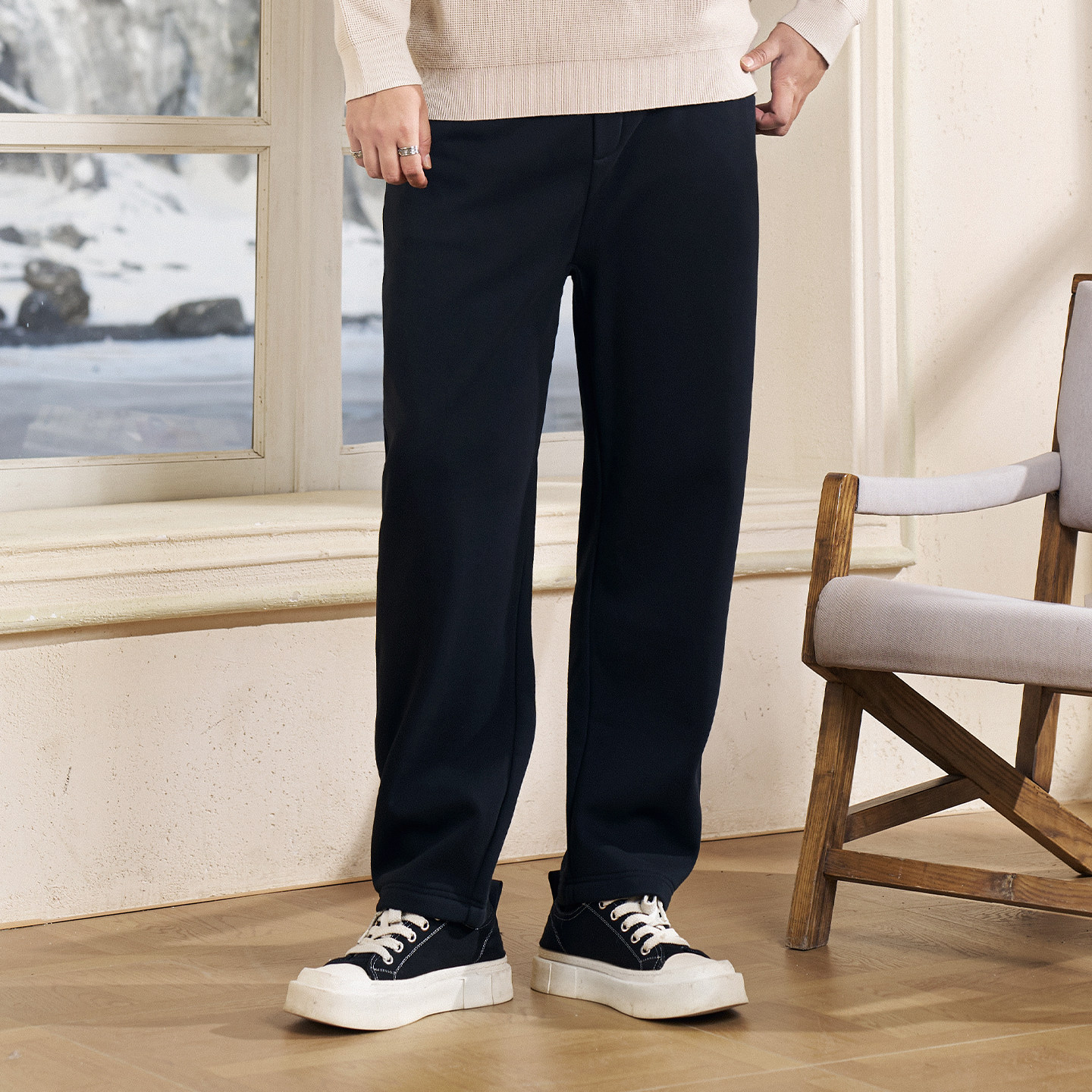 黑劲大码男装冬季菱形裆男士裤子加绒加厚胖子宽松保暖显瘦休闲裤,淘宝优惠券,粉丝福利购,淘宝优惠卷