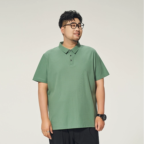 黑劲 Цветная дышащая футболка polo, большой размер, короткий рукав