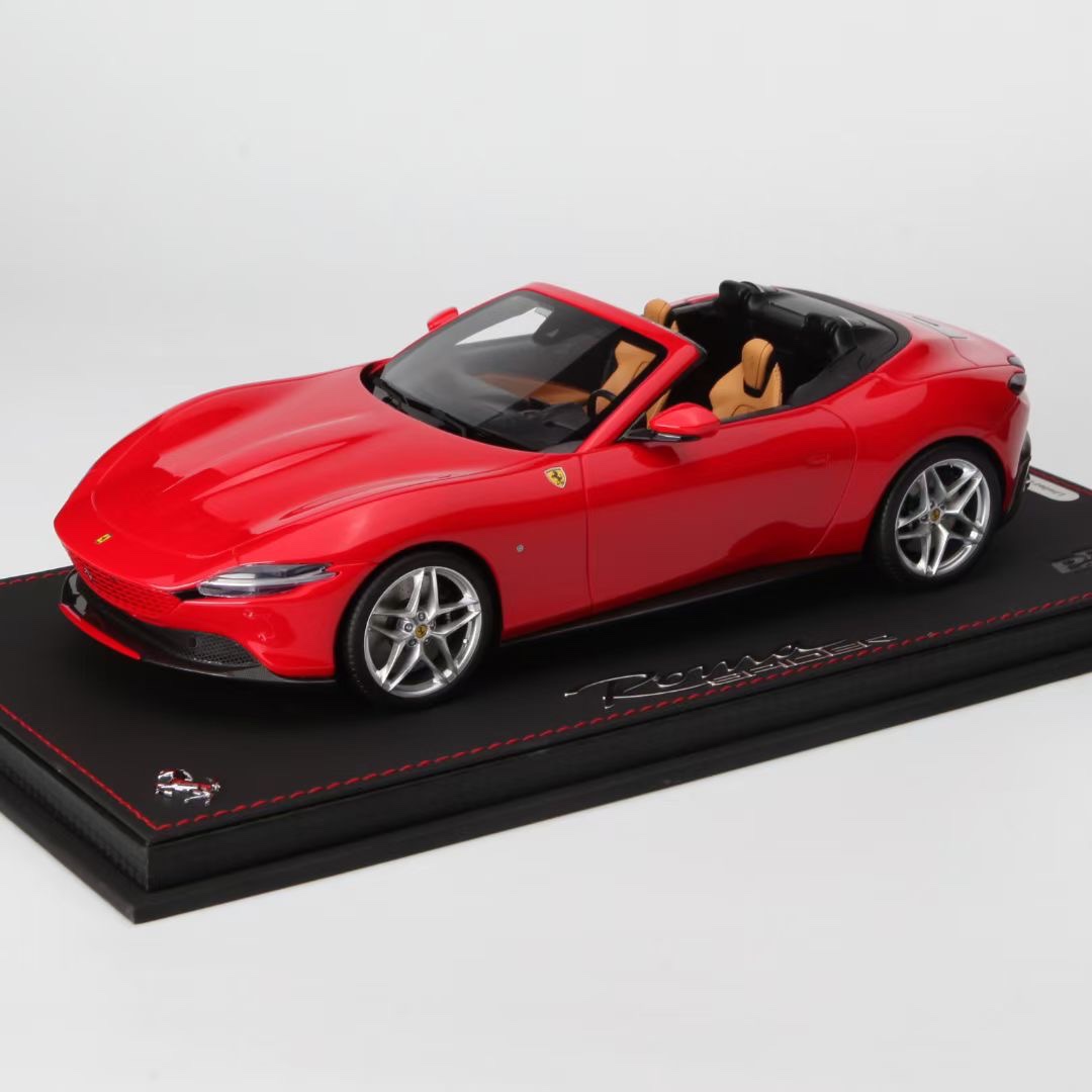 沙沙汽车模型BBR1:18法拉利罗马Roma Spider发布色超跑树脂收藏品 - 图0