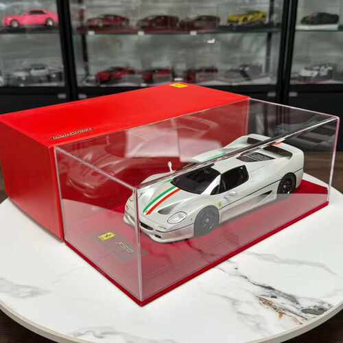 沙沙汽车模型Looksmart 1:18 法拉利 F50  珍珠白超跑汽车模型 - 图3