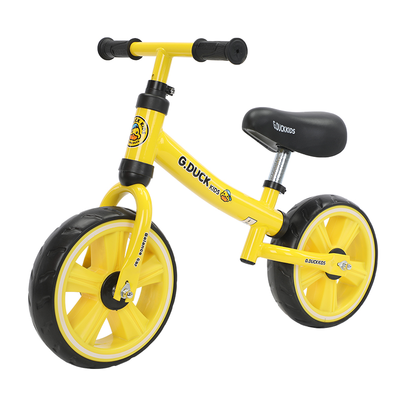 儿童平衡车两轮滑步车1.5-5岁宝宝无脚踏幼儿自行车可调节小黄鸭3 - 图3
