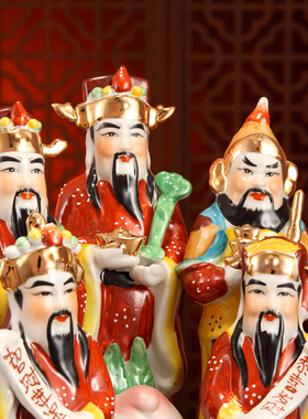 赵公明手工彩绘镇宅佛像财神爷