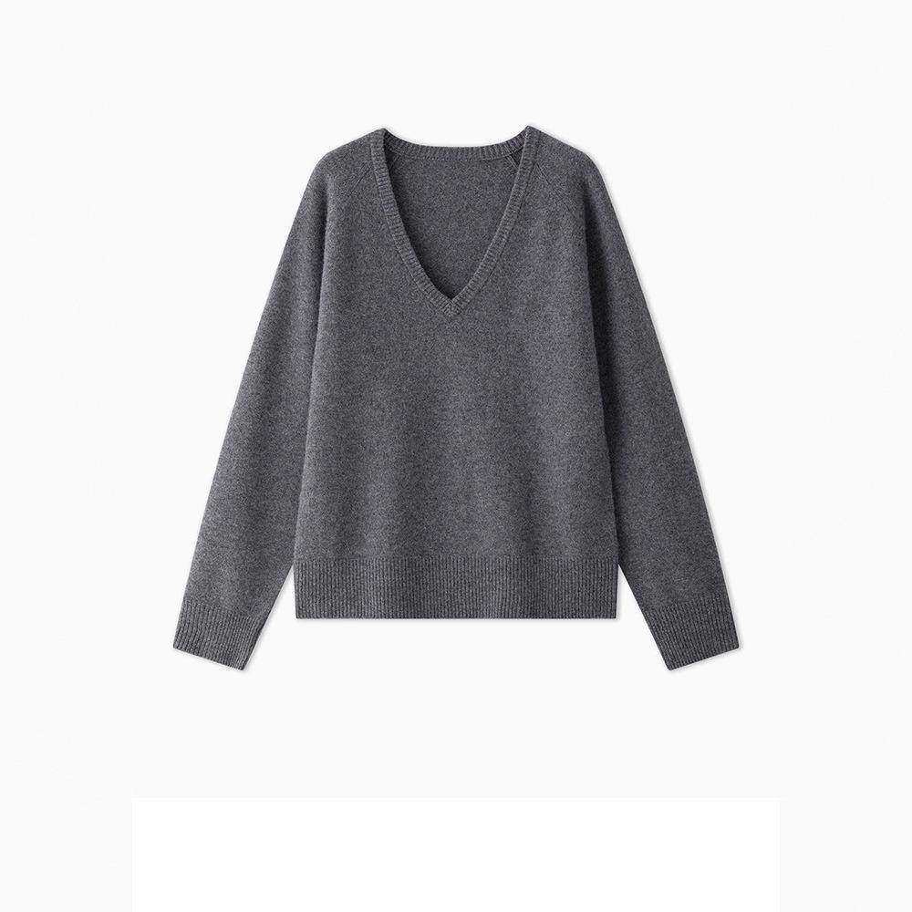 【现货】Rouje Life超细18.5澳毛复古v领百搭长袖套头针织毛衣,淘宝优惠券,粉丝福利购,淘宝优惠卷