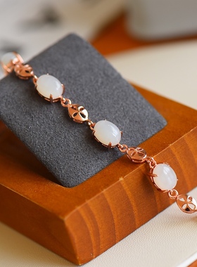 手链手串新疆和田玉白玉