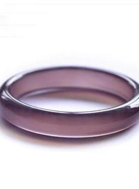 扁正镯女士帝王紫玉髓手镯