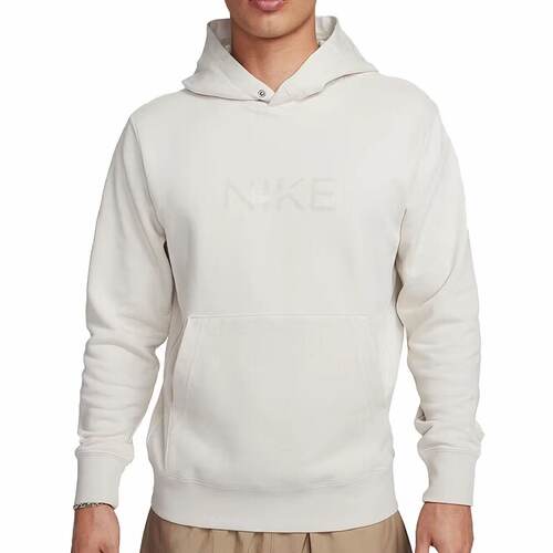 Nike耐克 新款男子运动休闲跑步针织连帽套头卫衣 FZ4765-104 - 图1