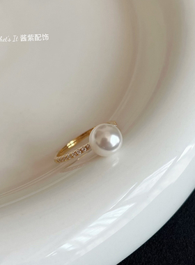 That'sIt进口人造珍珠戒指