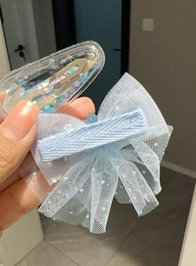 儿童发夹碎发夹子可爱冰雪奇缘女童爱莎艾莎公主发卡头饰超萌头绳