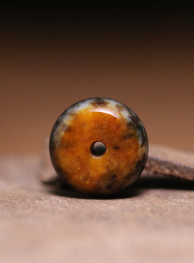 籽料算盘珠配饰新疆和田玉