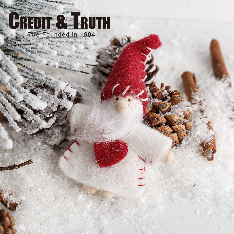 毛毡公仔圣诞树松果diy花环圣诞节装饰礼物小礼品儿童小礼物,淘宝优惠券,粉丝福利购,淘宝优惠卷