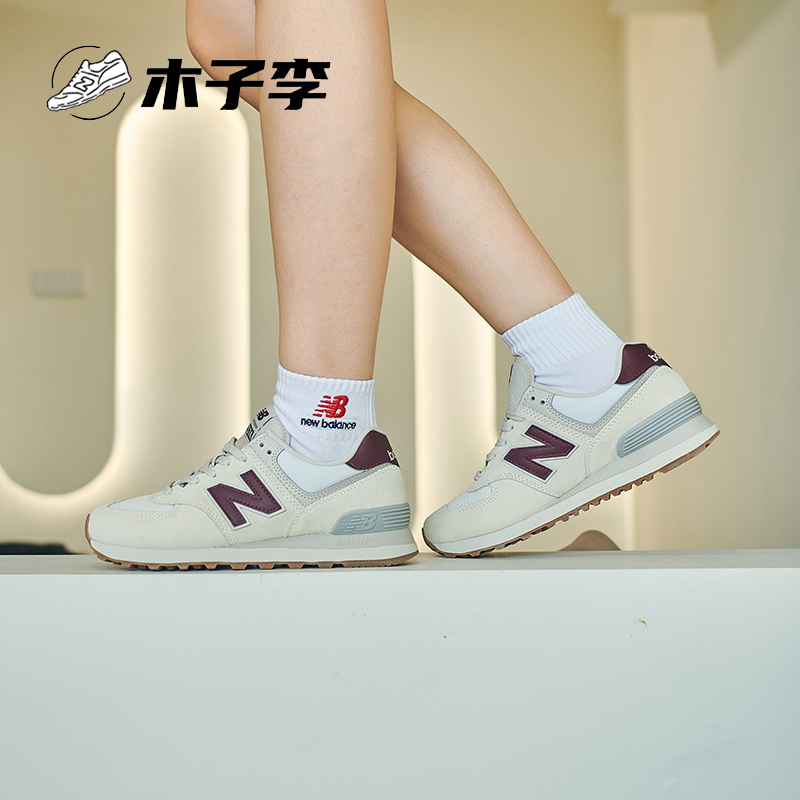 New Balance NB 女鞋新款574系列休闲复古缓震轻便运动鞋WL574RCF