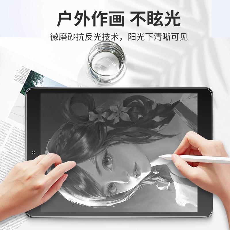 适用于ipad类纸膜air5软膜2021pro2022款ipad10代平板mini6磨砂5苹果air4纸质3钢化膜9防指纹8手写画画贴膜 - 图2