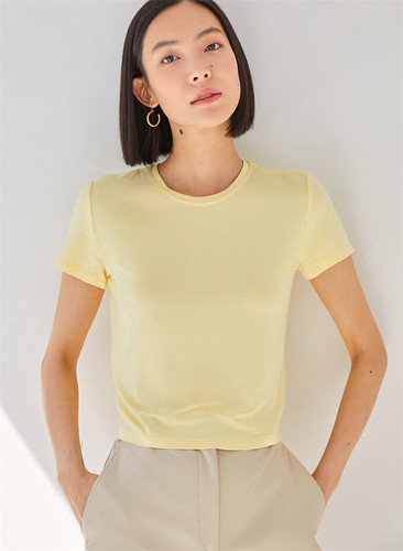 aritzia babaton 修身款短袖T恤 67557 - 图0