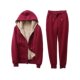 ເສື້ອຍືດແຂນຍາວຂອງແມ່ຍິງ hooded jacket sweatpants ສັ້ນ