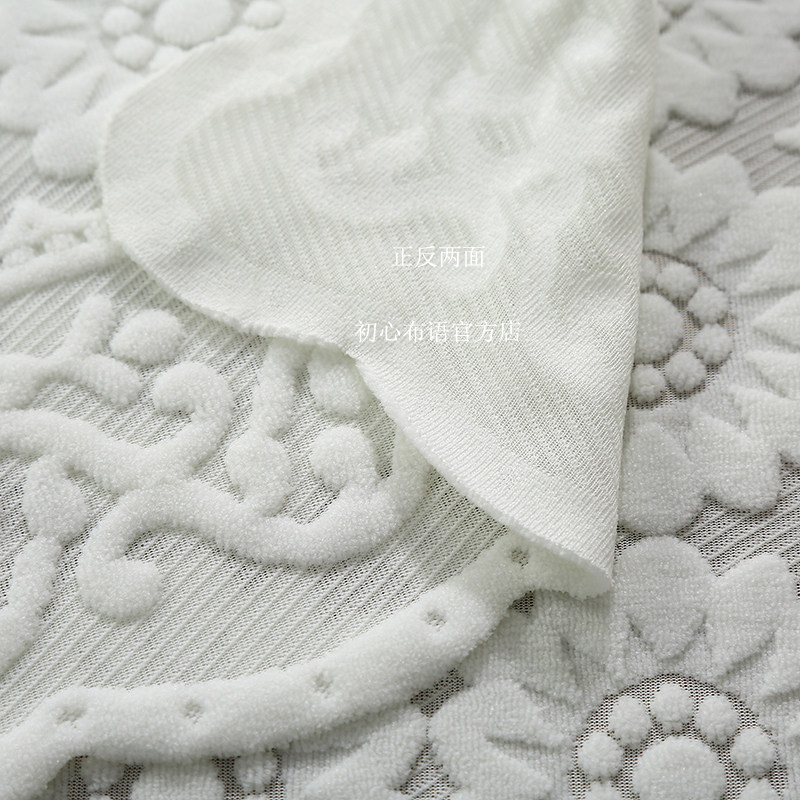 加厚蕾丝沙发巾纯白靠背巾四季通用沙发垫扶手巾现代简约全盖布艺