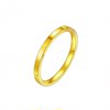 Pure gold 999 meter diamond pattern gold ring gift for women