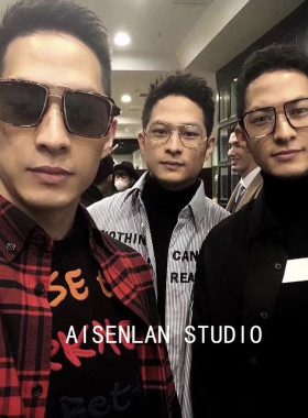 墨镜男大脸女网红款墨镜2019新款潮男开车个性超大号方形加宽帅气