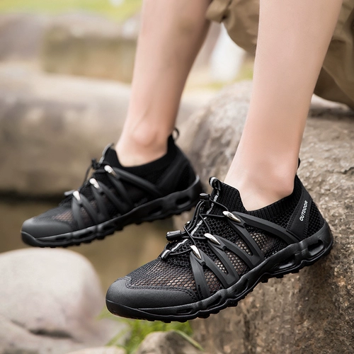 Летние дышащие быстросохнущие туфли, нескользящая пляжная обувь для скалозалания