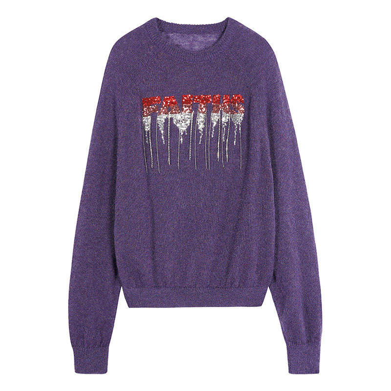 马克华菲女装2020春长袖针织套头衫 易崴迅服饰毛针织衫