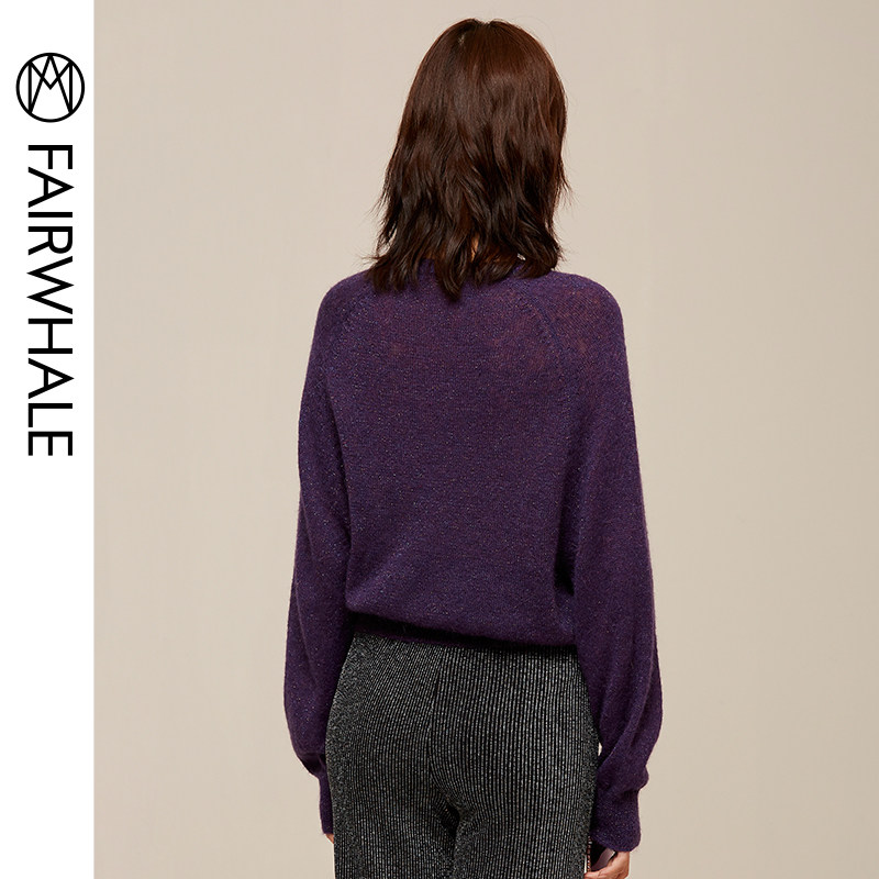 马克华菲女装2020春长袖针织套头衫 易崴迅服饰毛针织衫