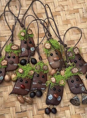 新款小众音符豆挂件可爱平安豆室内车内卡通送朋友送女友闺蜜礼品