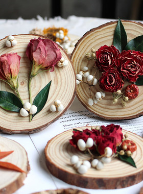 乾燥花冰箱贴墙贴真花装饰diy云南旅游特色纪念品摆摊小摆件伴手