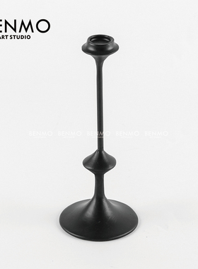 本墨 意式几何烛台摆件高级氛围感家居艺术小众烛台套装组合饰品