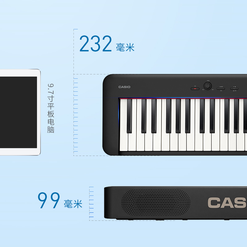 卡西欧电钢琴重锤88键CDP-S110初学专业考级智能数码家用便携电钢