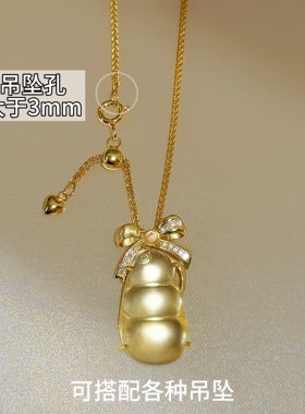 「浪漫情调」简约爱心玫瑰金项链S925纯银女士锁骨链百搭气质颈链