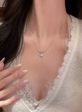 「白昼抒情诗」S925纯银项链女轻奢小众高级感锁骨链简约百搭颈链