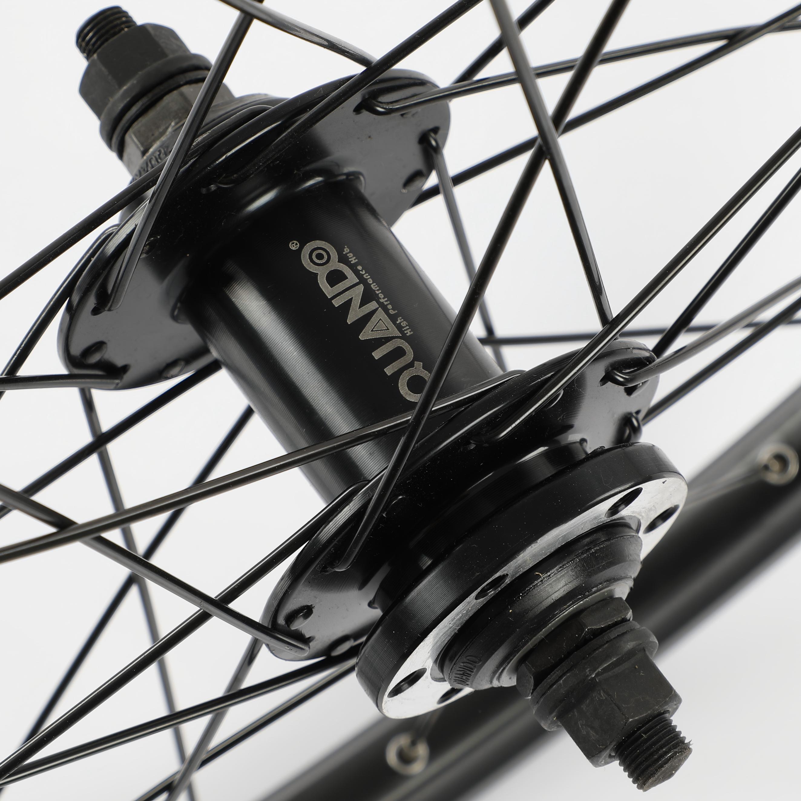 山地自行车轮组20寸26寸29寸昆腾碟刹花鼓滚珠实心轴卡式碟刹轮组 - 图2