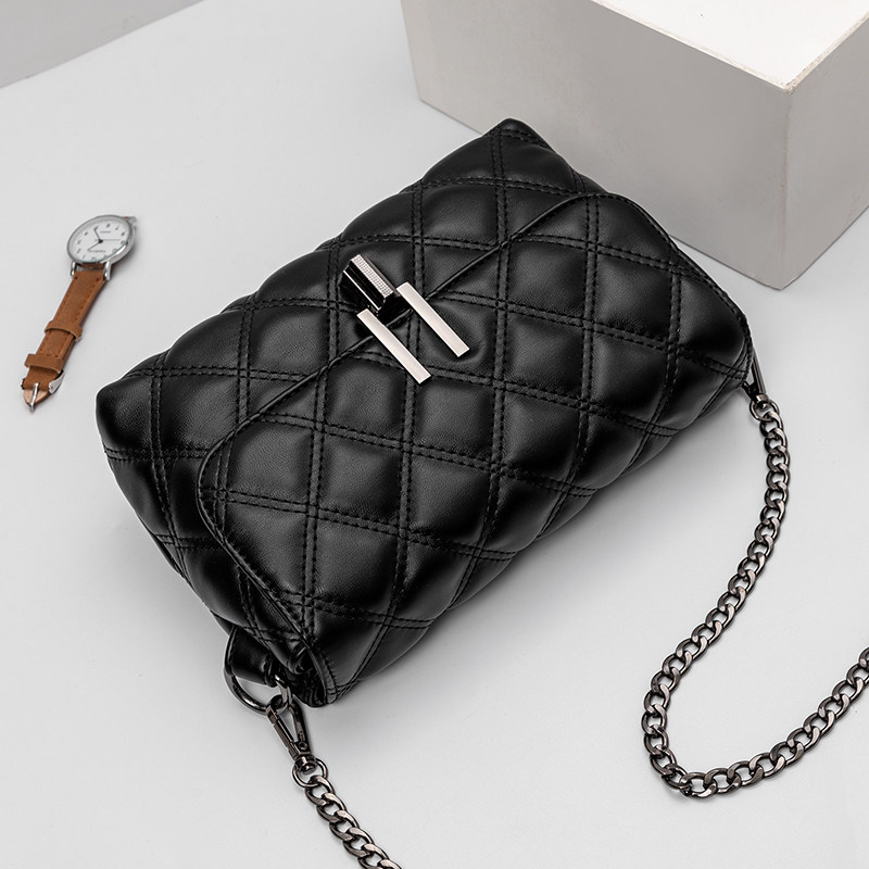 香港2025夏季新款潮真皮女包链条包质感小众高级百搭小包包斜挎包,淘宝优惠券,粉丝福利购,淘宝优惠卷