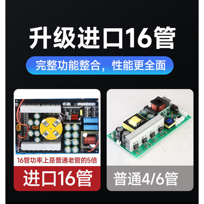 新款大功率锂电池一体机12V24v48v逆变户外新能源整套套装电瓶