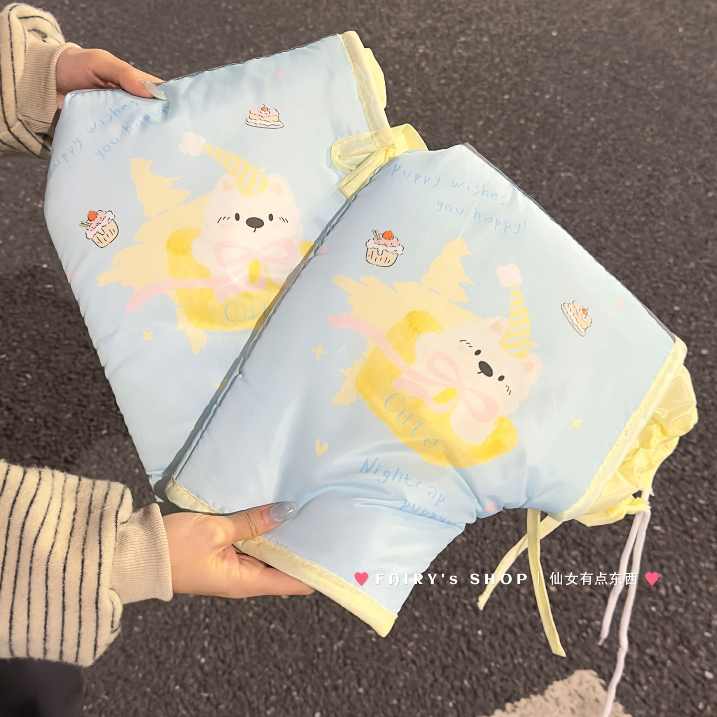 可爱小狗电动车手套加厚加绒保暖骑行2025新款御寒防风电瓶车手套,淘宝优惠券,粉丝福利购,淘宝优惠卷