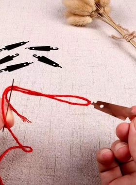 十字绣穿针器不锈钢穿针割线器不求人快速穿针神器认针小配件勾线