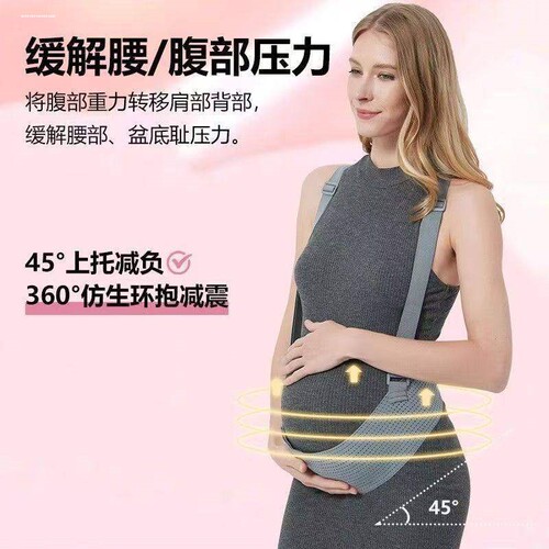 托腹带孕妇专用孕中期晚期隐形腰托夏季护腰带怀孕肚子拖腹医用型 - 图3